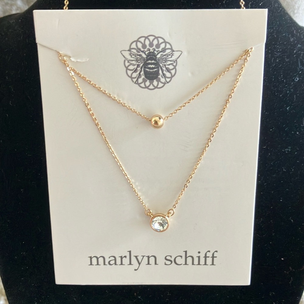 💛Marlyn Schiff Double Layered Necklace💛